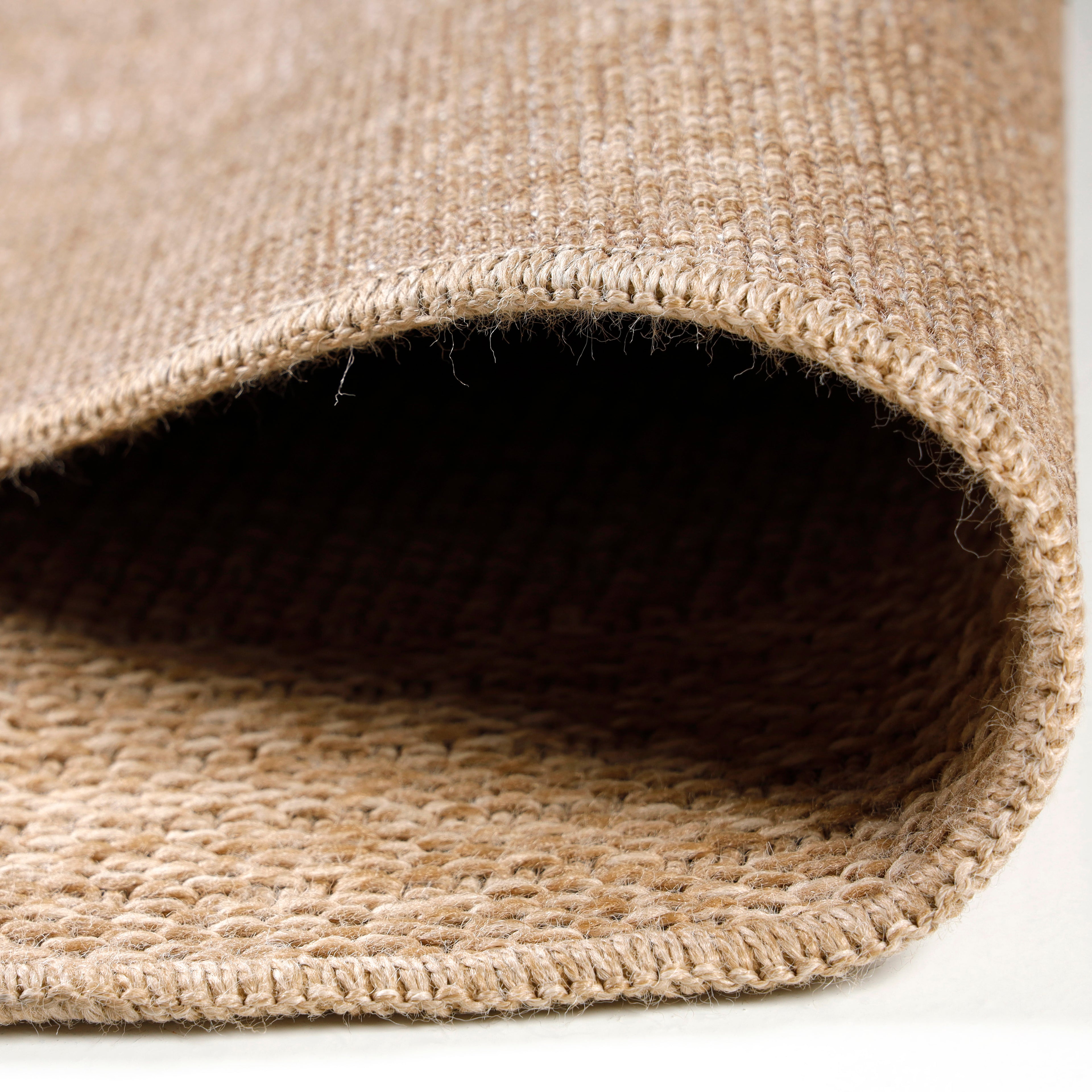Luca Beige – Luxe Ronde Buiten Vloerkleed voor Binnen en Buiten