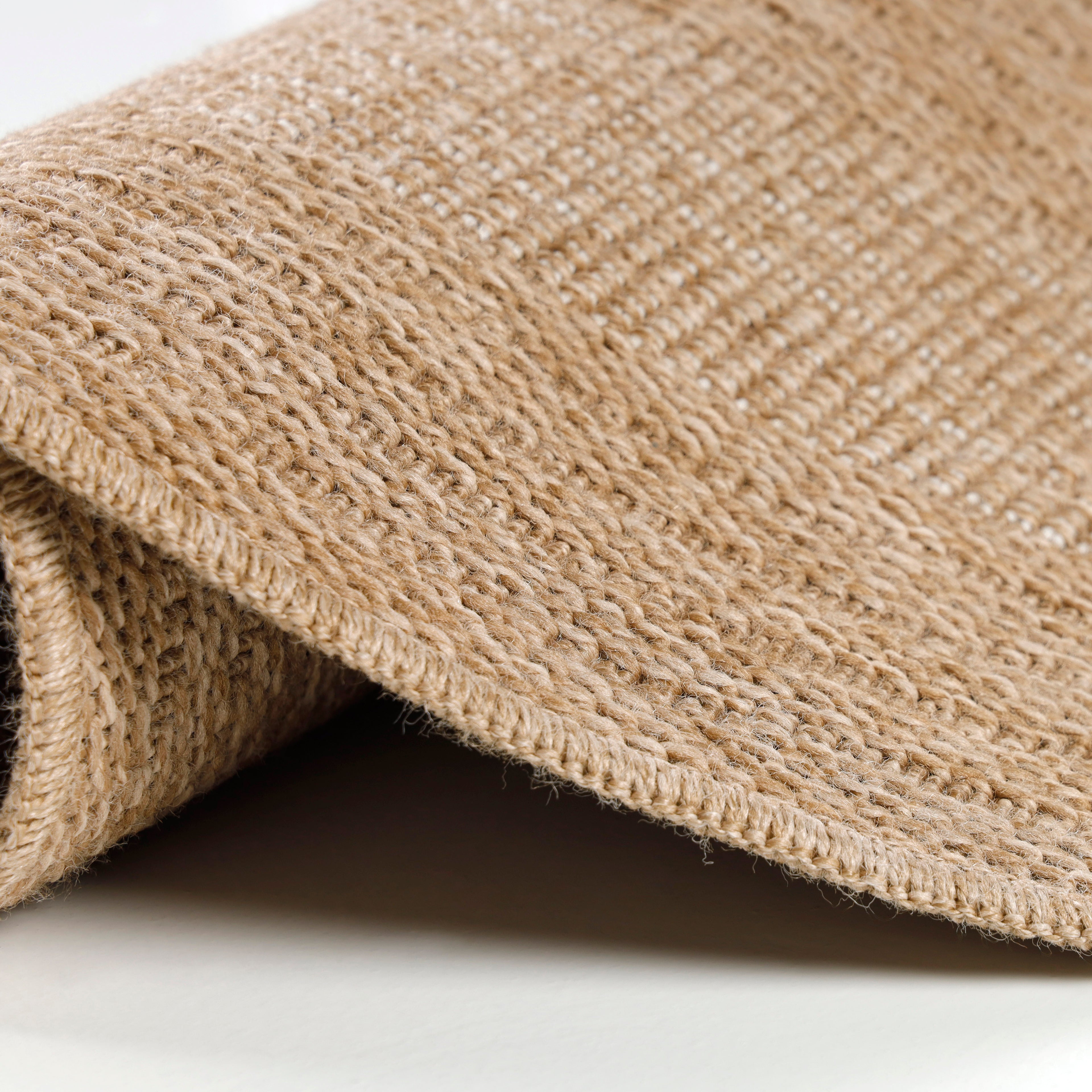 Luca Beige – Luxe Ronde Buiten Vloerkleed voor Binnen en Buiten