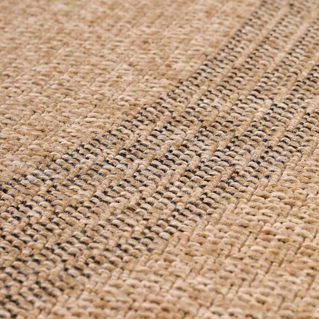 Luca Zwart – Luxe Ronde Buiten Vloerkleed voor Binnen en Buiten