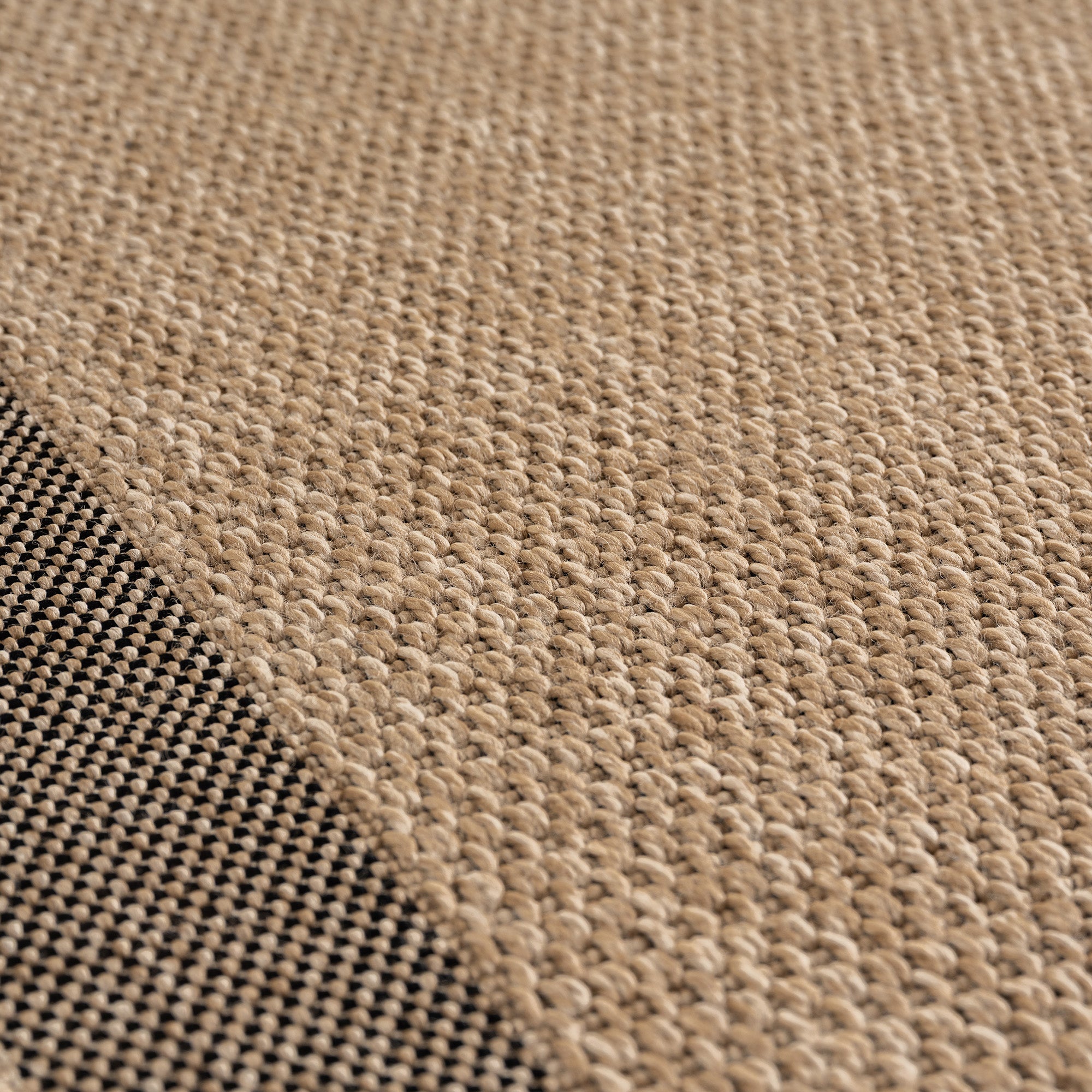 Sorrento Beige Uni – Luxe Crossgeweven Buiten- en Binnenvloerkleed