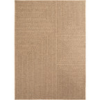 Sorrento Beige – Luxe Crossgeweven Buiten- en Binnenvloerkleed