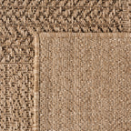 Sorrento Beige Blok – Luxe Crossgeweven Buiten- en Binnenvloerkleed