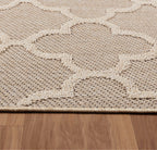 New Amsterdam Beige – Luxe Buitenvloerkleed voor Binnen en Buiten