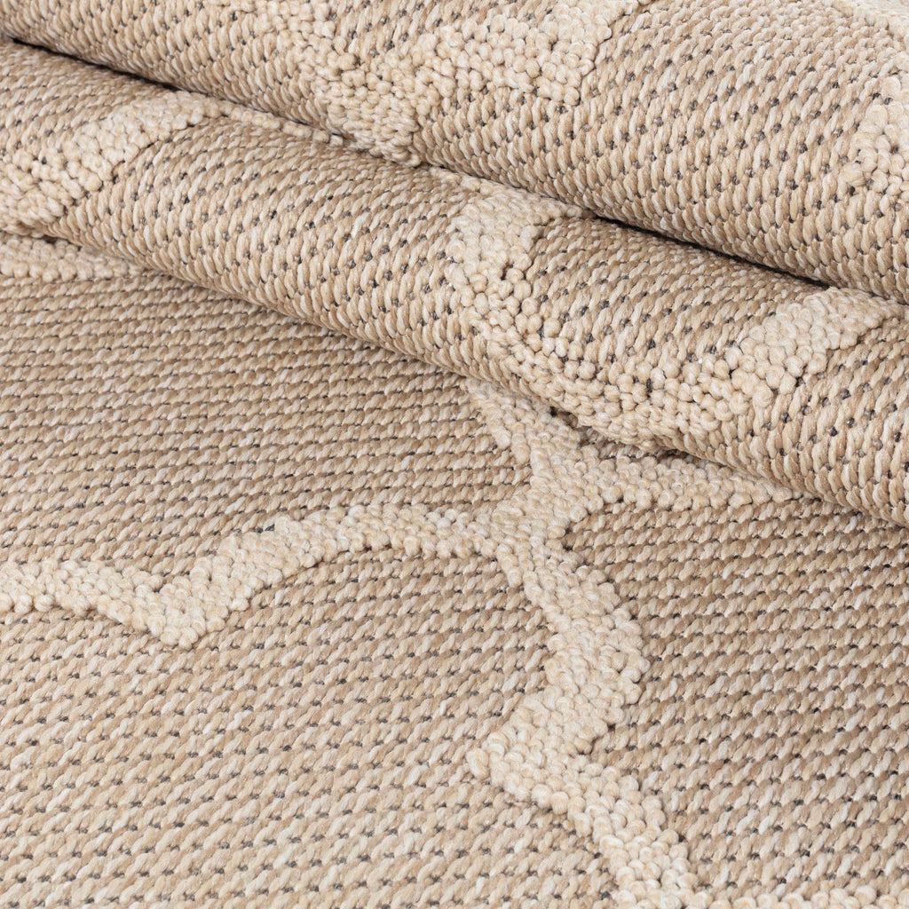 New Amsterdam Beige – Luxe Buitenvloerkleed voor Binnen en Buiten
