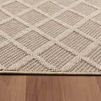 New Amsterdam Beige – Luxe Buiten- en Terrasvloerkleed voor Binnen en Buiten