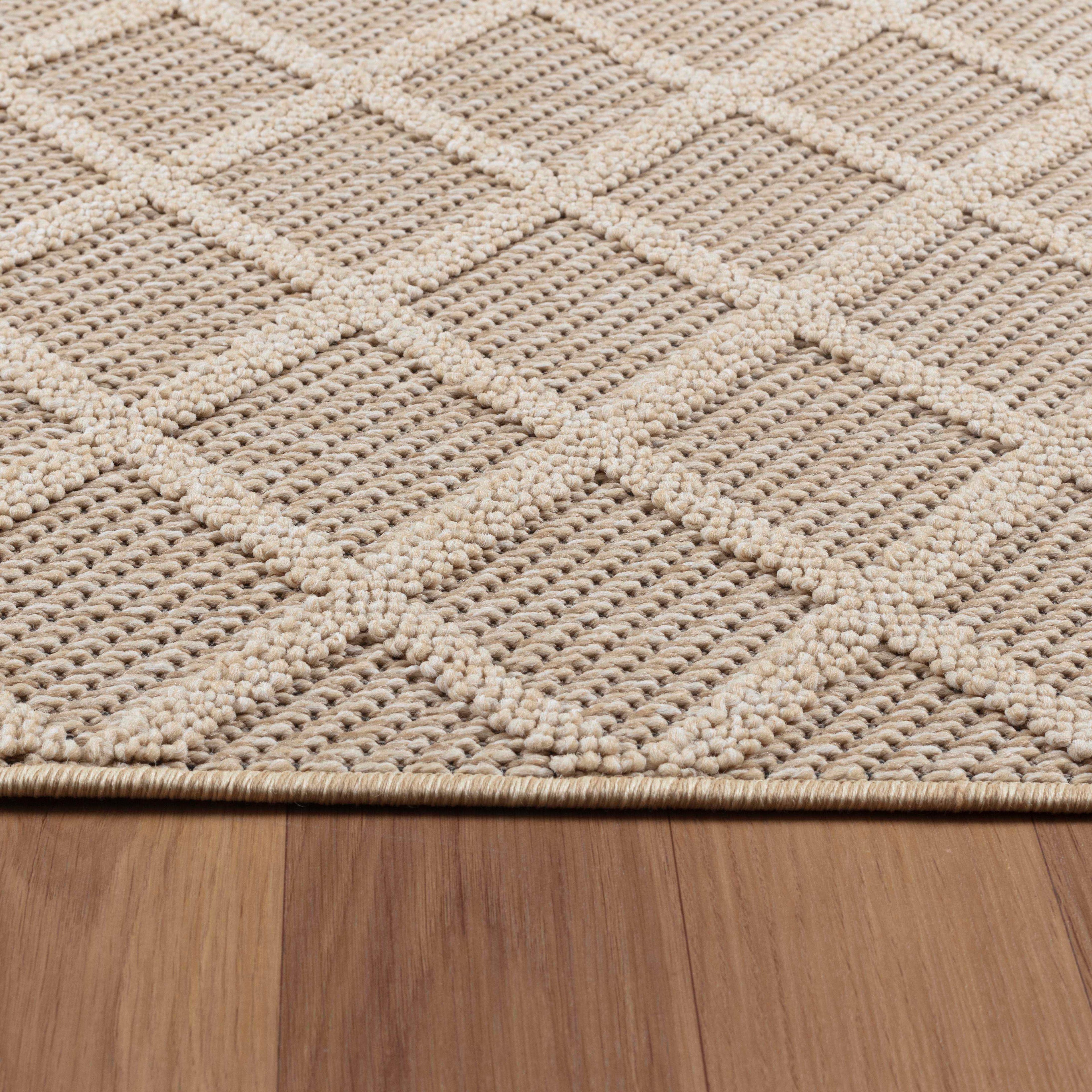 New Amsterdam Beige – Luxe Buiten- en Terrasvloerkleed voor Binnen en Buiten
