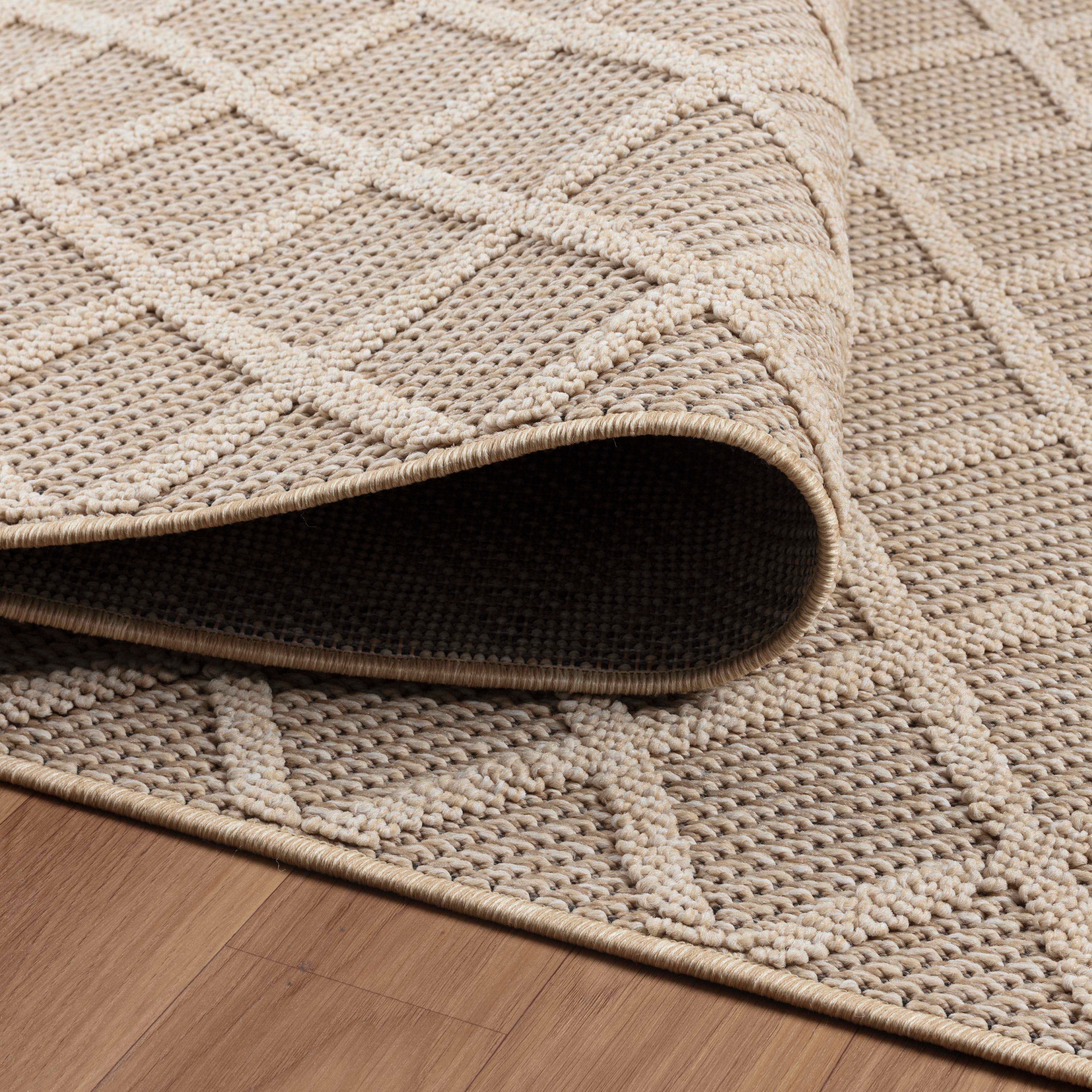 New Amsterdam Beige – Luxe Buiten- en Terrasvloerkleed voor Binnen en Buiten
