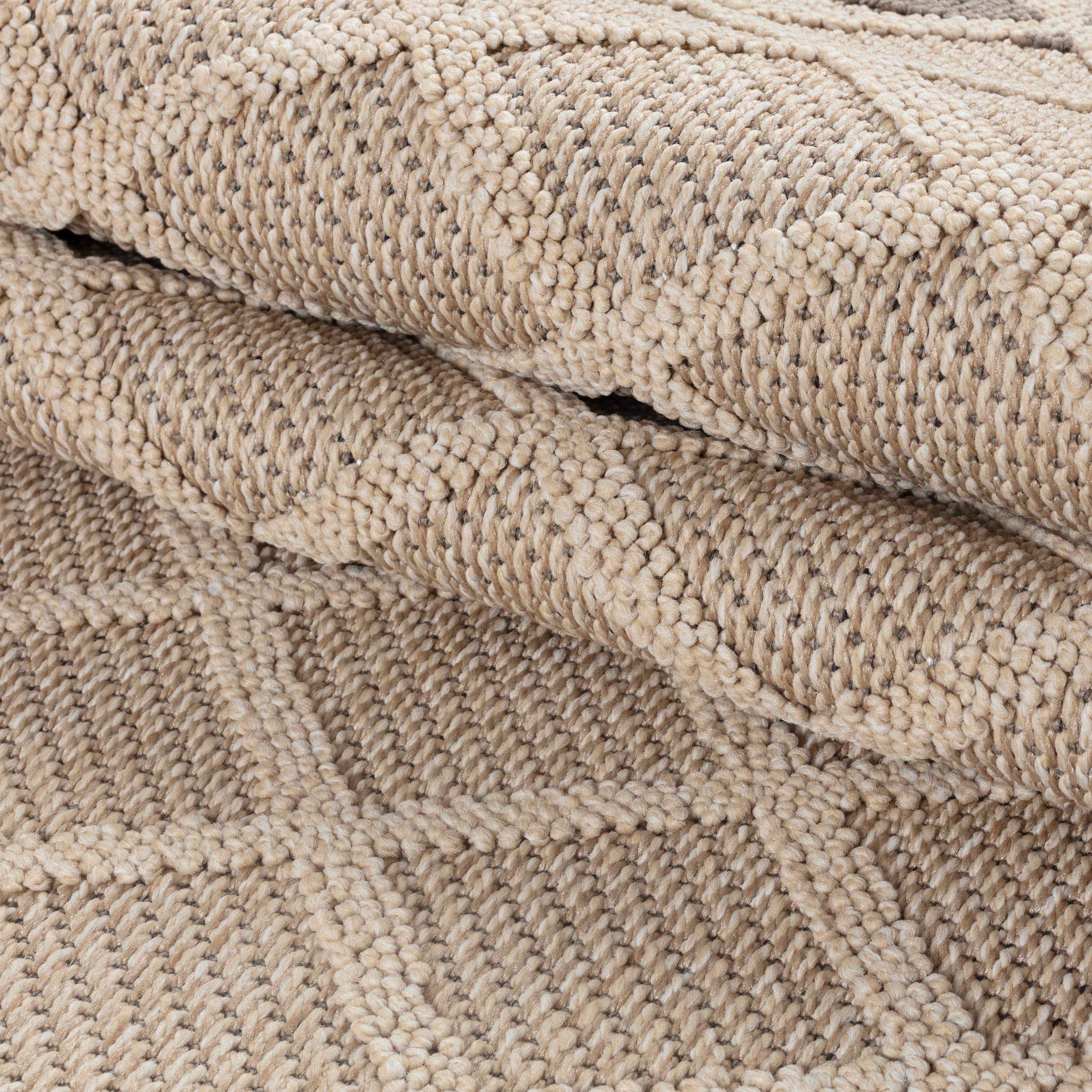 New Amsterdam Beige – Luxe Buiten- en Terrasvloerkleed voor Binnen en Buiten