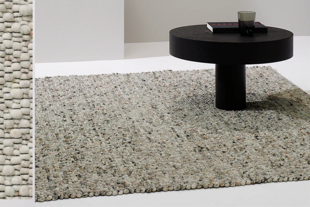 Lona Beige – hoogpolig vloerkleed van 100% wol