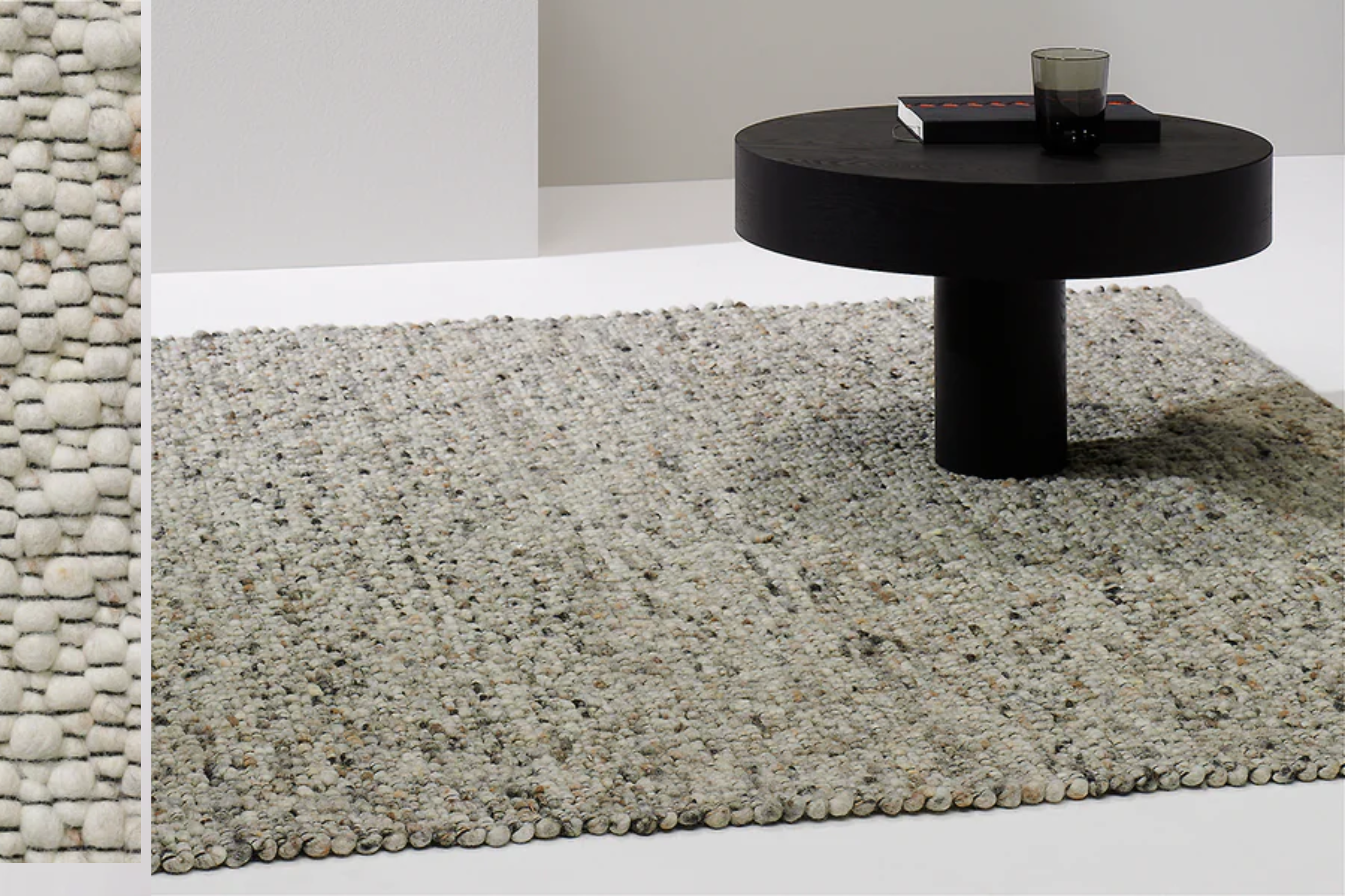 Lona Beige – hoogpolig vloerkleed van 100% wol
