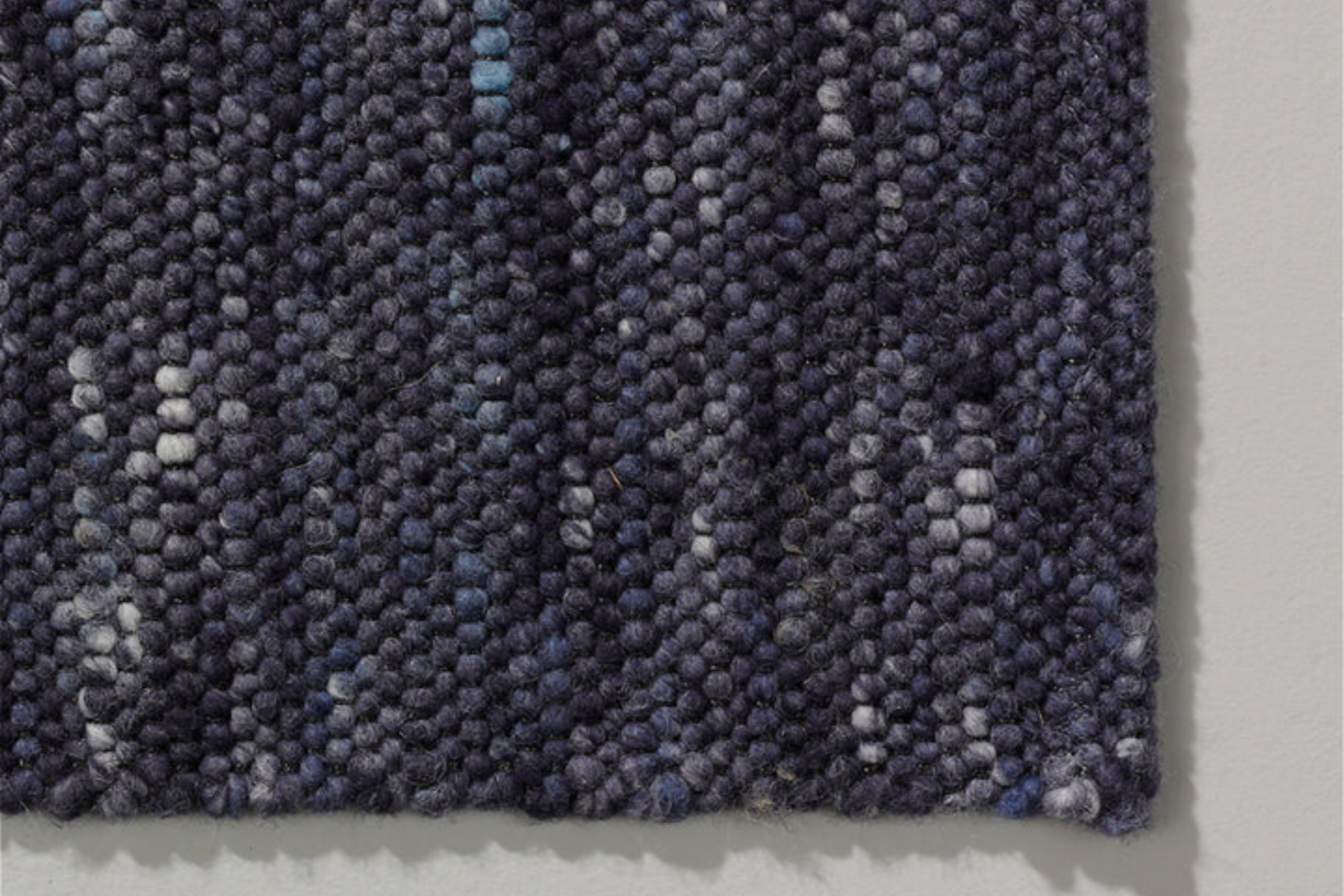 Rbow Donkerblauw – vloerkleed van 100% wol