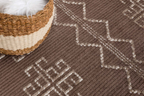 Scandi Bruin – Zacht Vloerkleed Minimal Boho Interieur