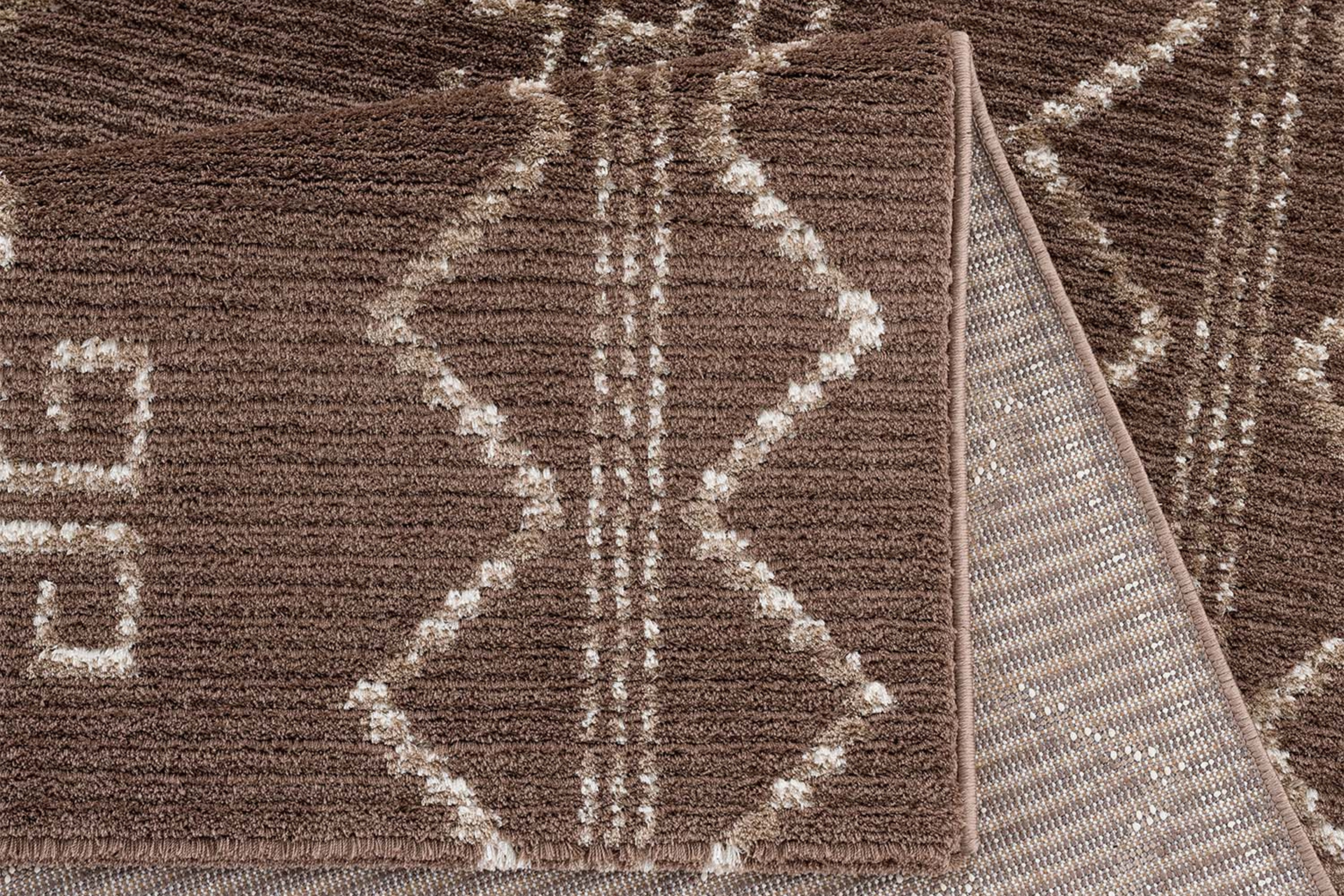 Scandi Bruin – Zacht Vloerkleed Minimal Boho Interieur
