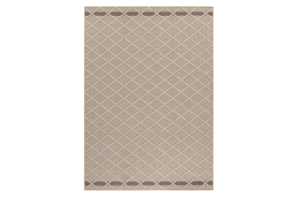 New Amsterdam Beige – Luxe Buiten- en Terrasvloerkleed voor Binnen en Buiten