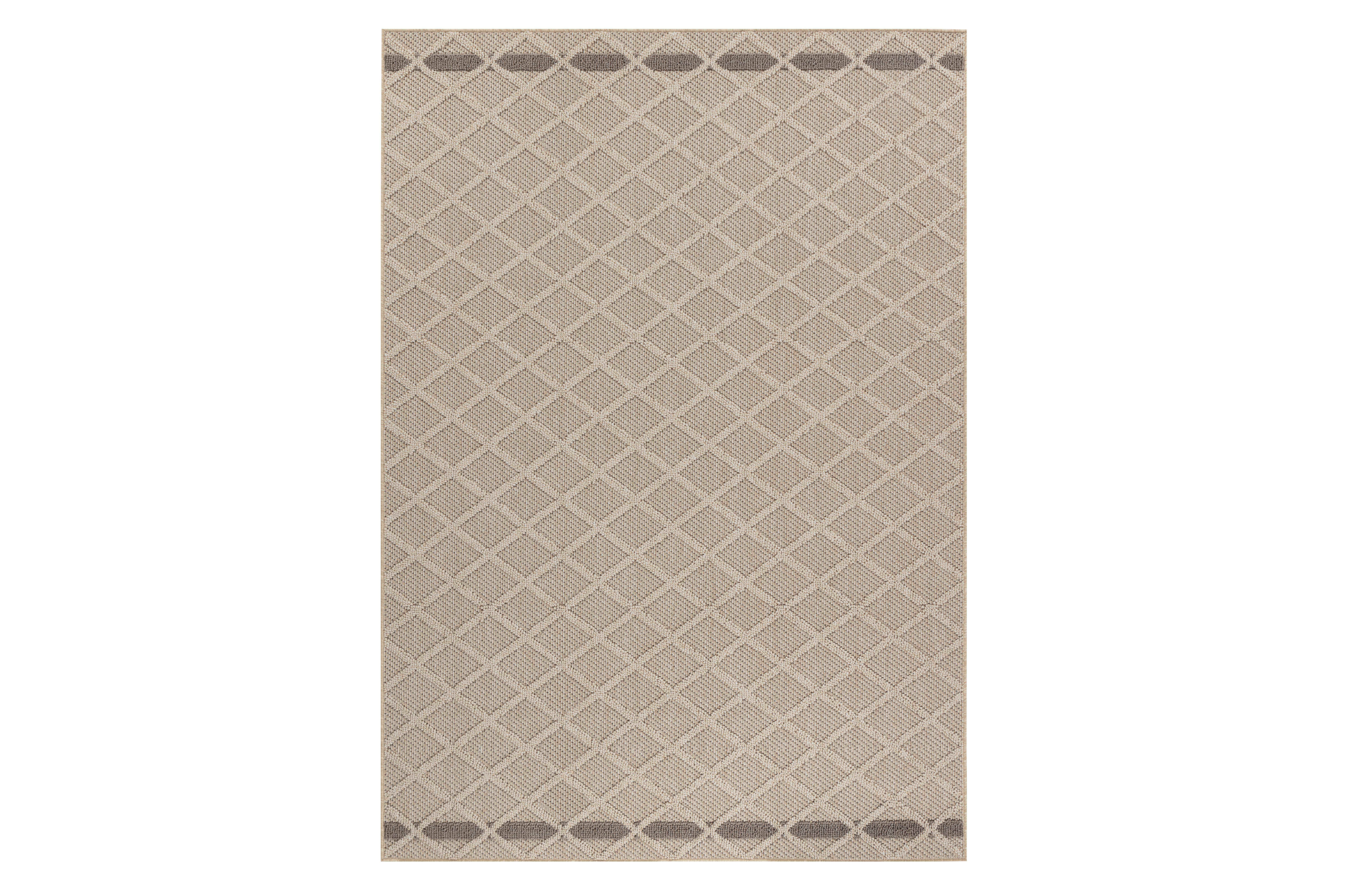 New Amsterdam Beige – Luxe Buiten- en Terrasvloerkleed voor Binnen en Buiten