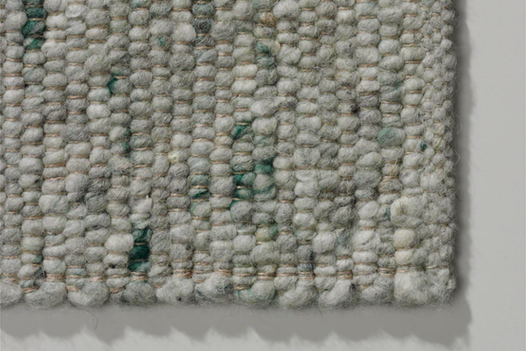 Zone Jade Groen – hoogpolig vloerkleed van 100% wol