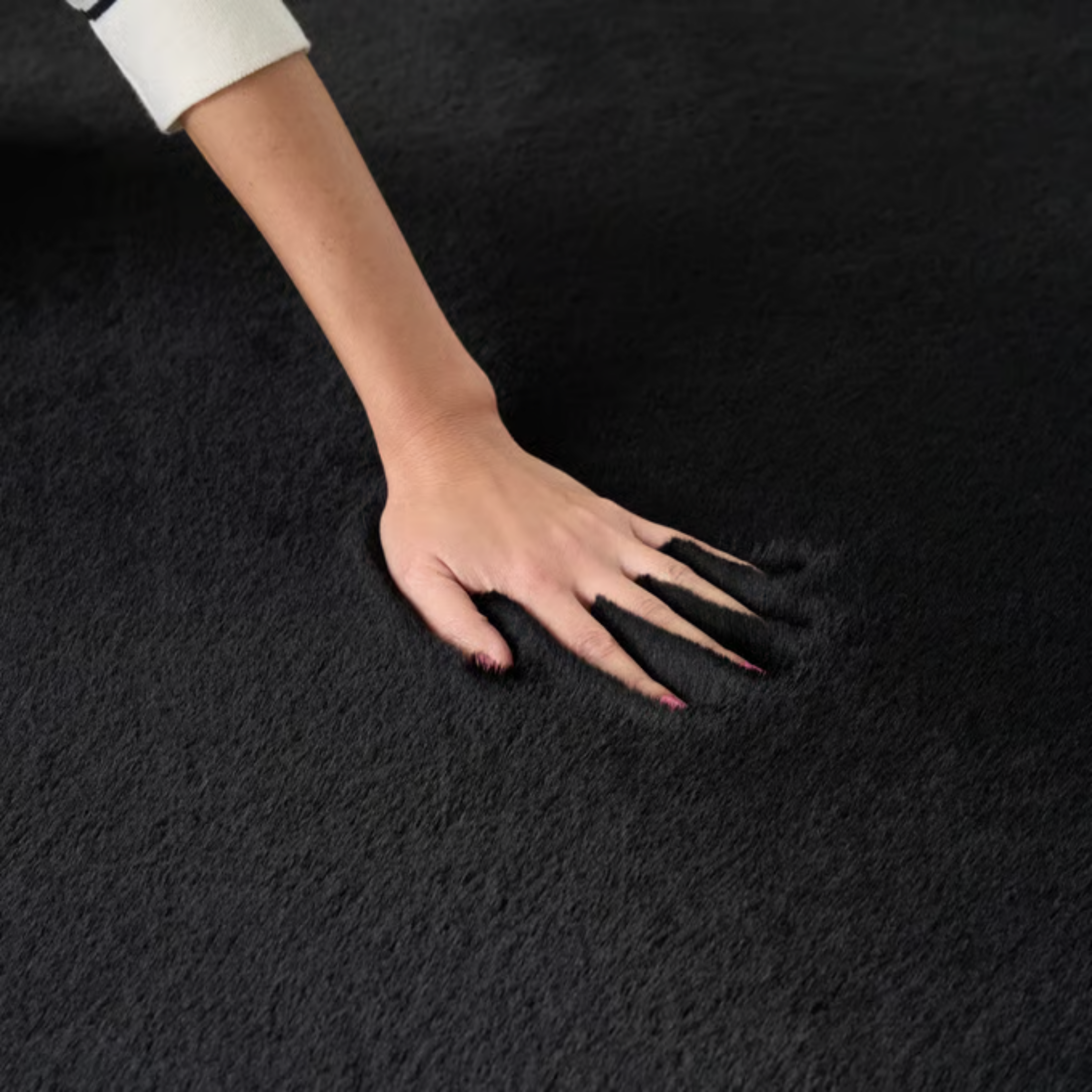 Softcare Laagpolig Vloerkleed Antraciet – wasbaar, stijlvol en comfortabel