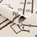 Eclecti Beige – zacht boho vloerkleed in neutrale tint