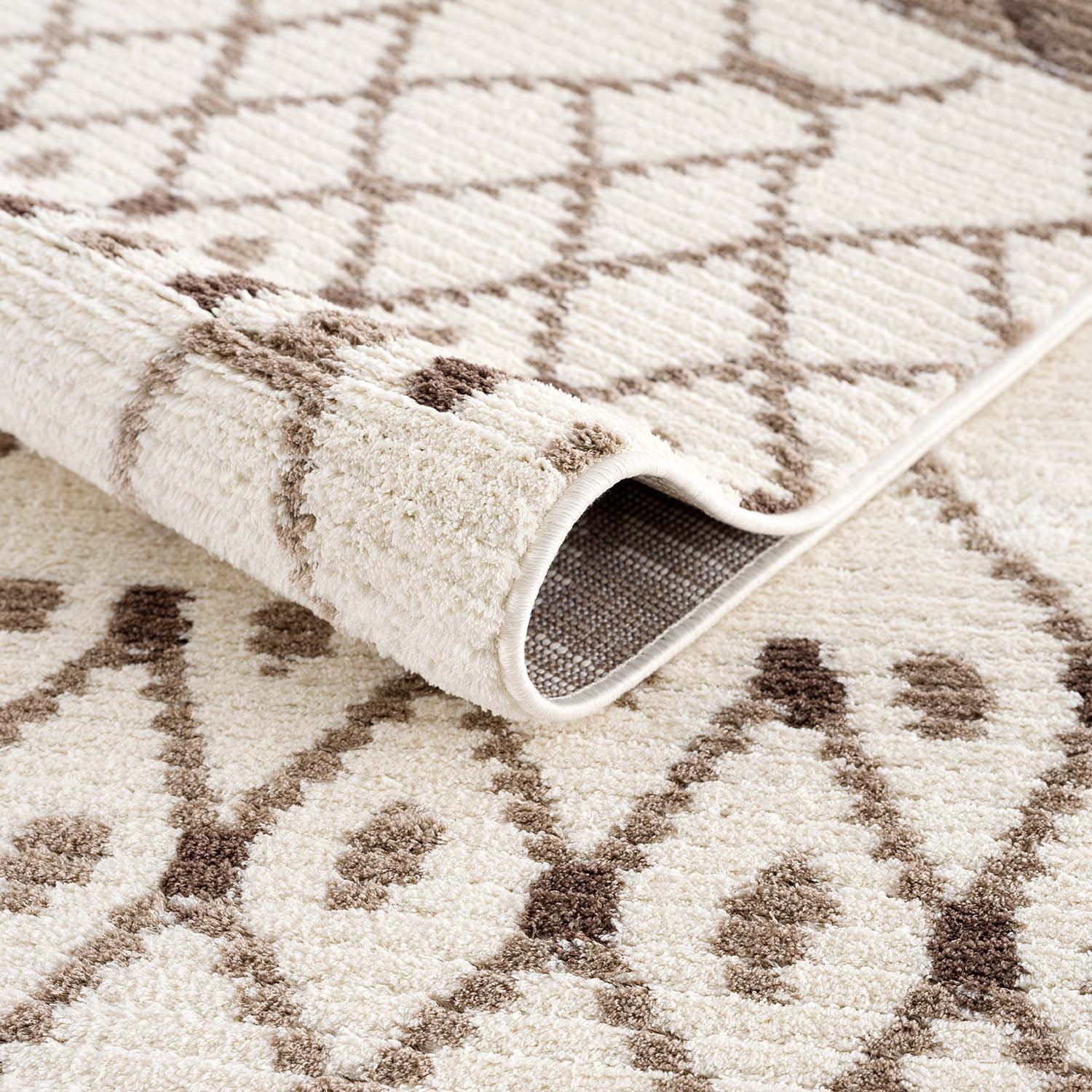 Tropical Beige – zacht boho vloerkleed in neutrale beigekleur