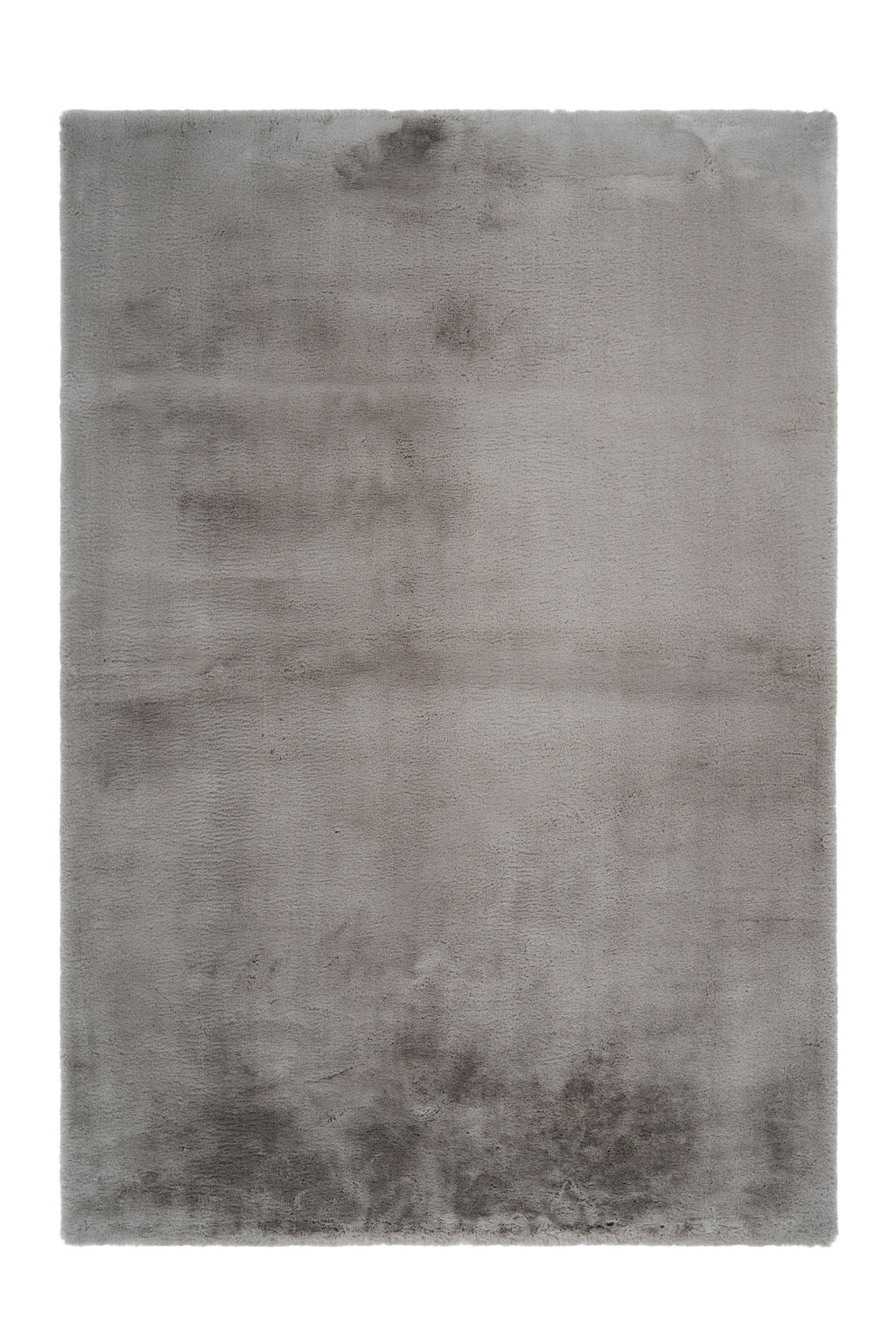 Taupe Cloud vloerkleed mooi uitgespreid, met zachte en warme textuur zichtbaar