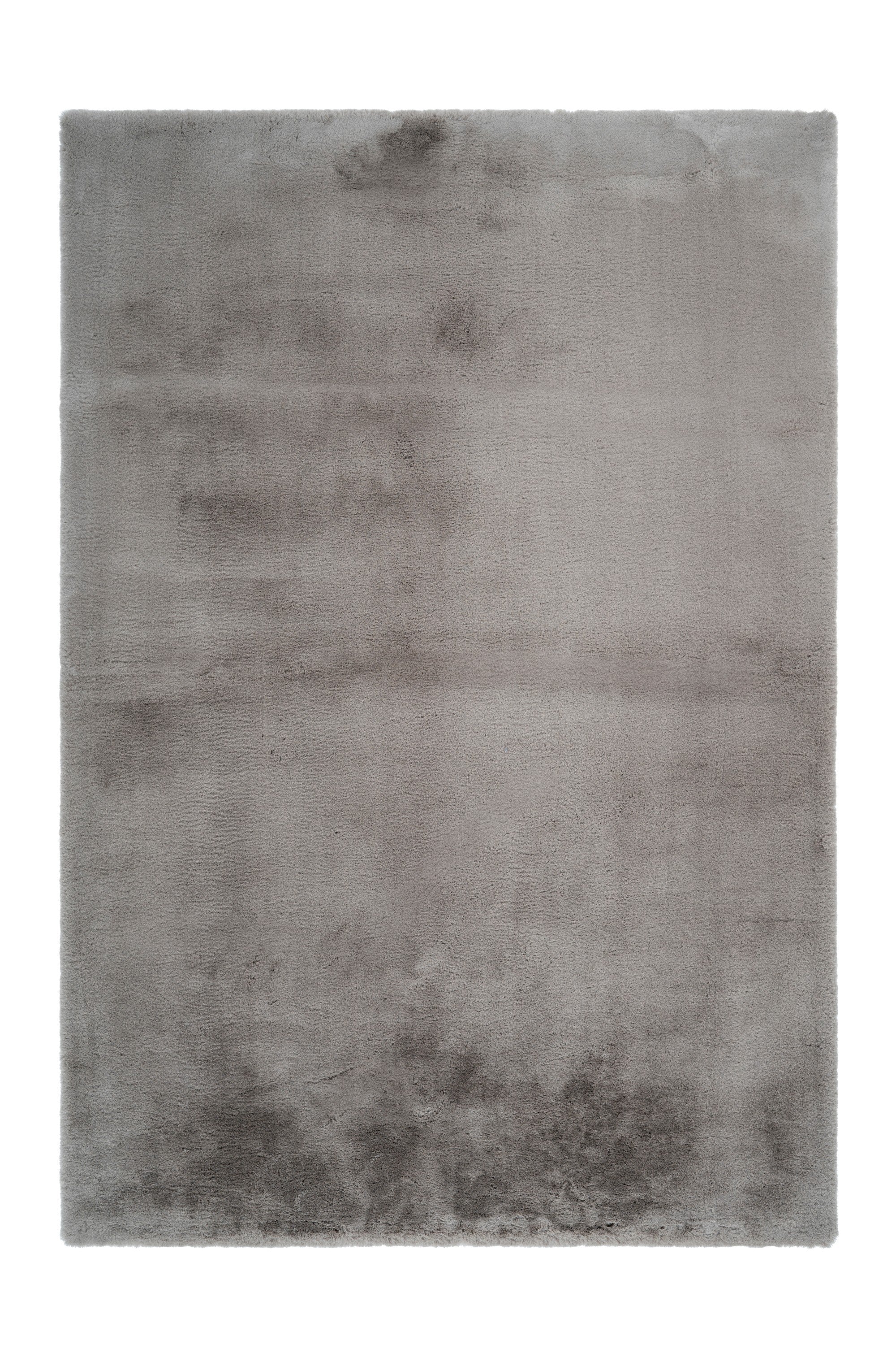 Taupe Cloud vloerkleed mooi uitgespreid, met zachte en warme textuur zichtbaar