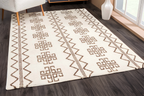 Scandi Beige – Zacht Vloerkleed Minimal Boho Interieur