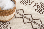 Scandi Beige – Zacht Vloerkleed Minimal Boho Interieur