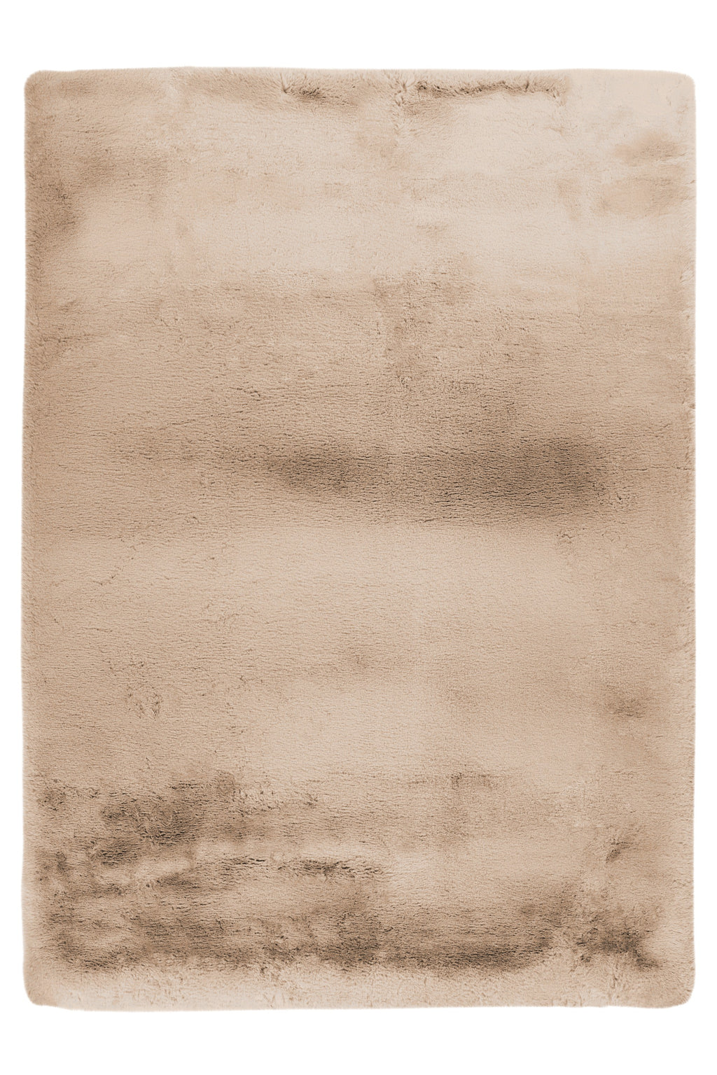 Eternelle vloerkleed in warme beige tint mooi uitgespreid met zachte structuur