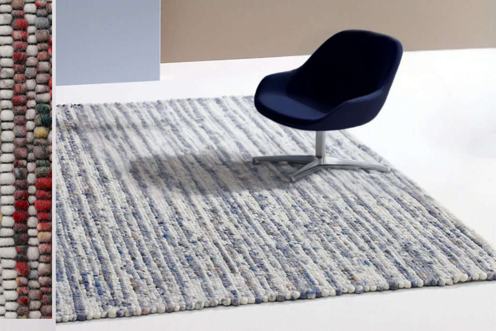 Flash Multi Rood – vloerkleed van 100% wol